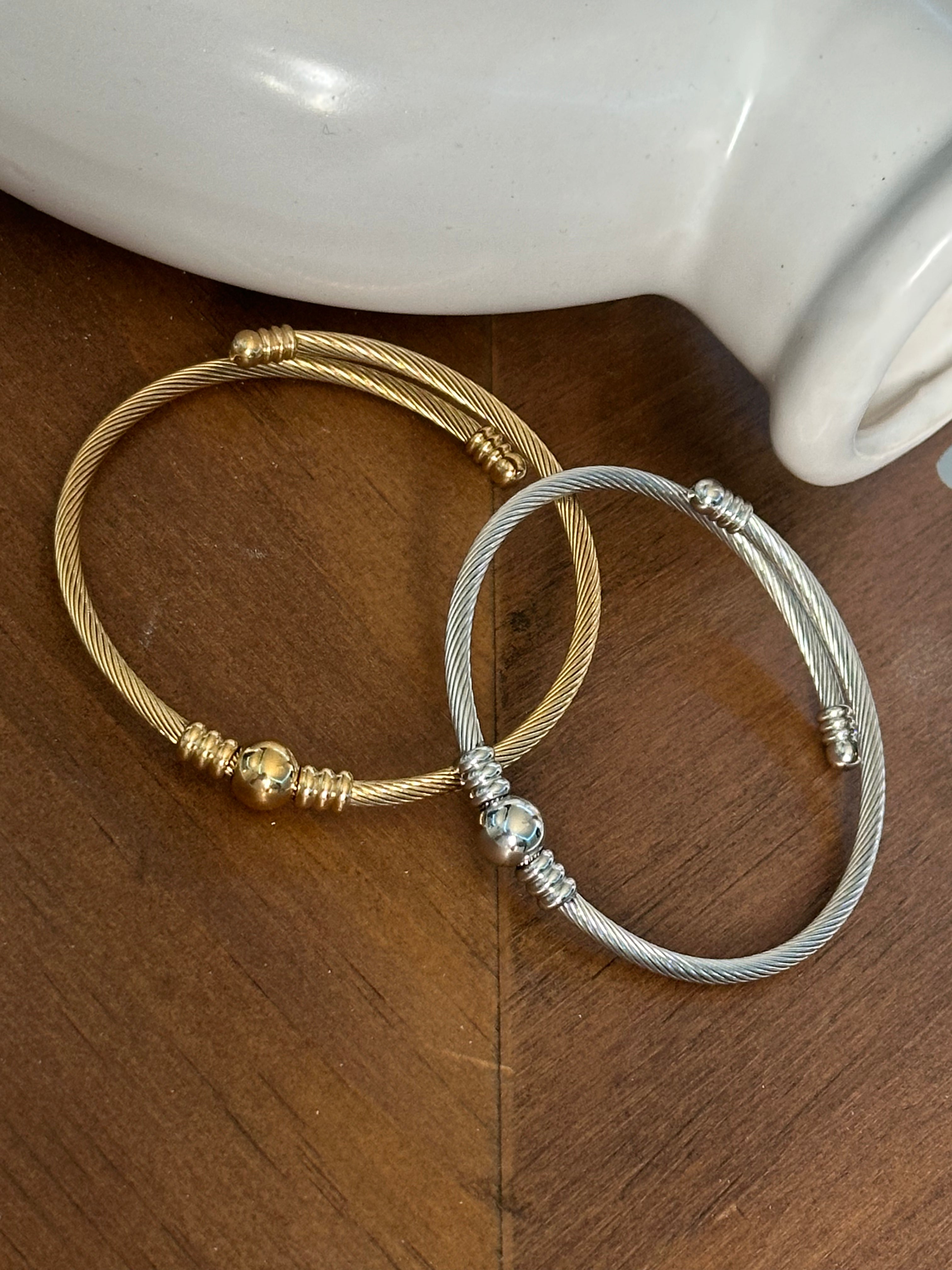 Bangles cable marino